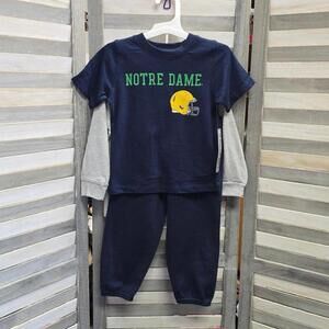 Notre Dame Fightin' Irish Toddler Outfit Three-Piece Set | Team Athletics | 12 M